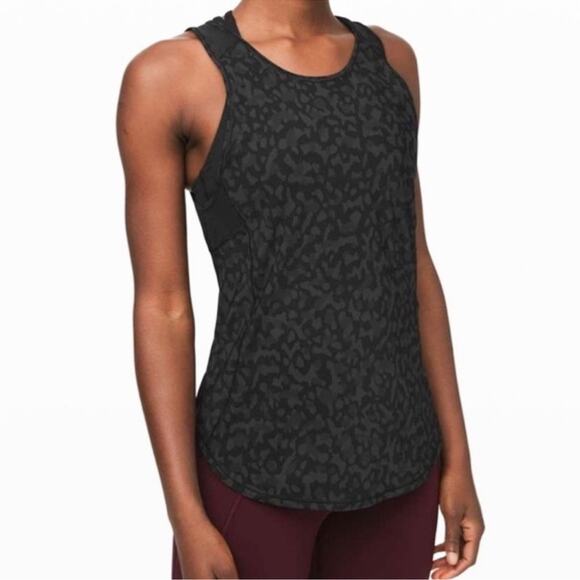 Lululemon Sculpt Tank Camo Leopard Print Size 4 - Picture 1 of 5